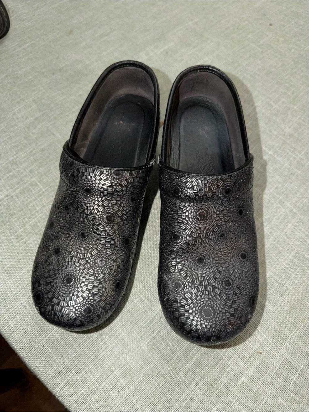 Dansko Professional Black Textured Clogs. Size 39